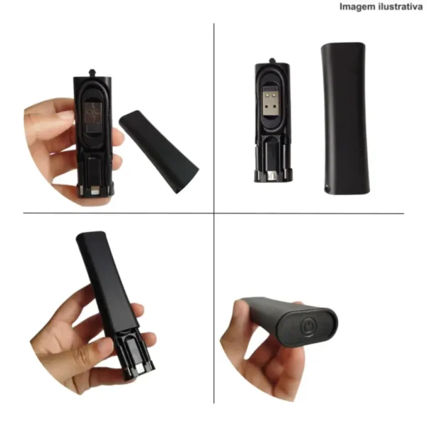 Kit Adaptador 5x1 USB-C Lightning Micro-USB 60W com Case