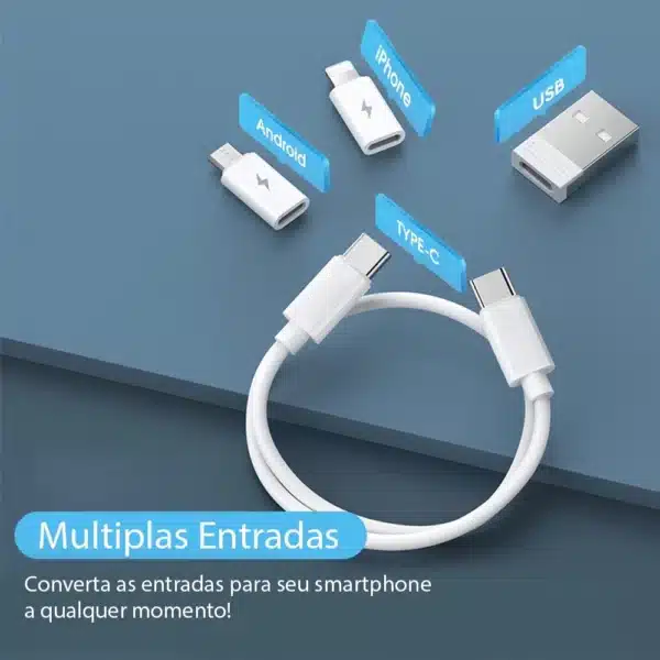 Kit Adaptador 6x1 + Suporte Celular Universal Ajustável - Imagem 6
