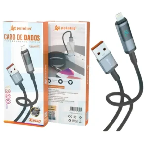 Cabo 2m Reforçado - Para iPhone, Android & USB-C - USB-A para Lightning