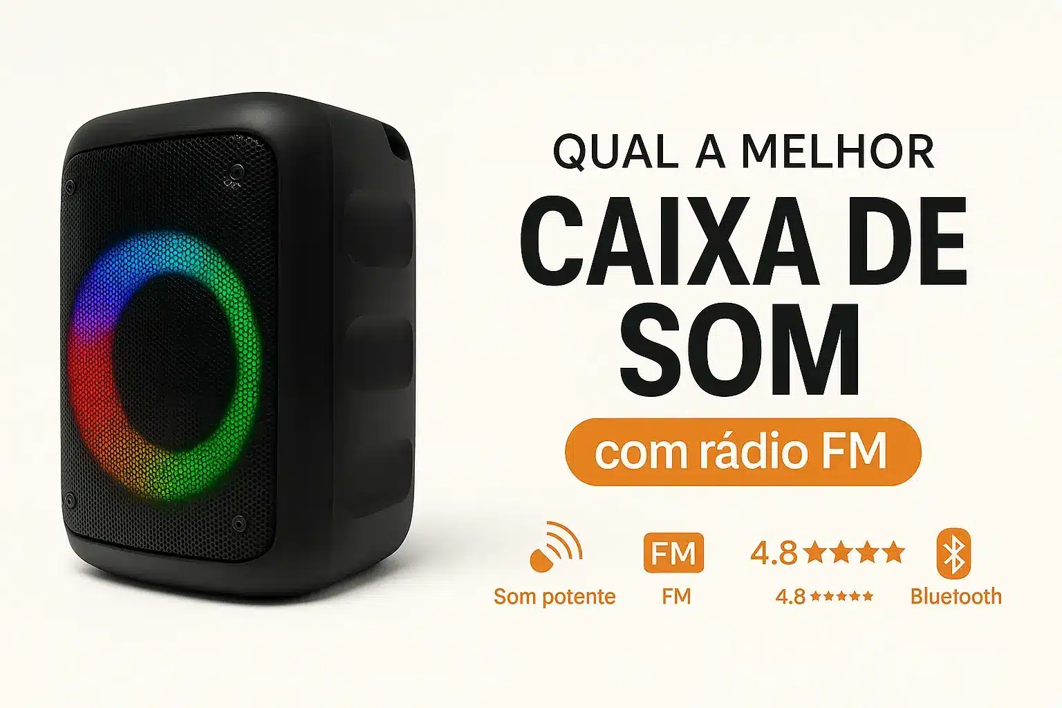 Descubra qual a melhor caixa de som com rádio FM